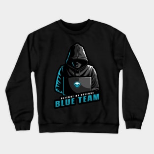 Blue Team | Hacker Design Crewneck Sweatshirt